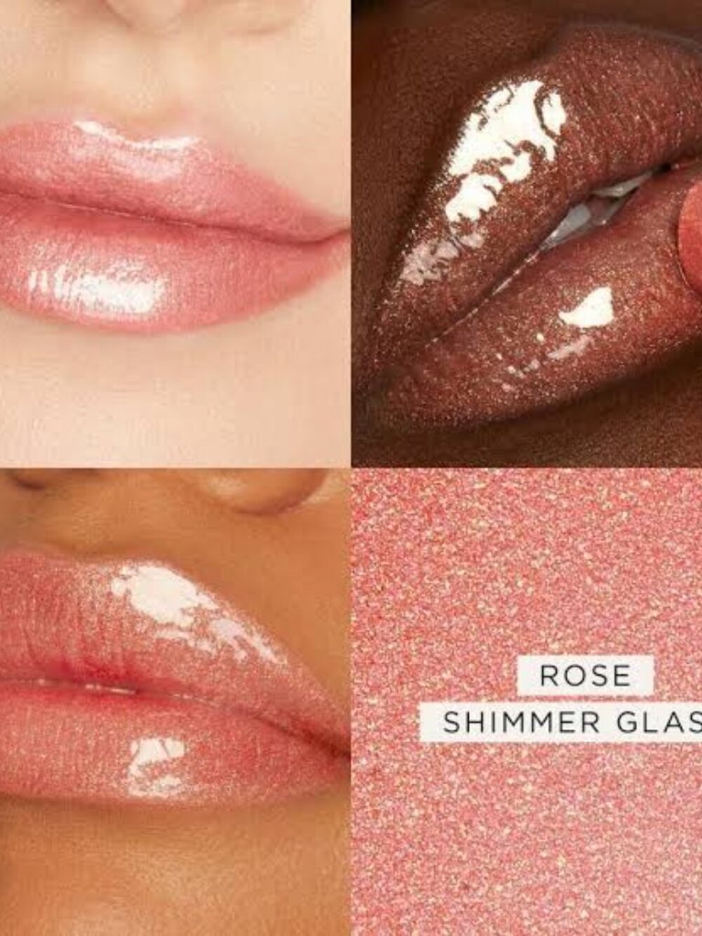 BNIB tarte MARACUJA JUICY LIP PLUMP ROSE SHIMMER GLASS